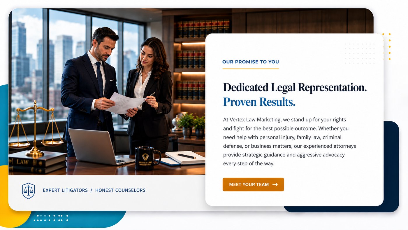 Law firm website designed to convert visitors into client leads